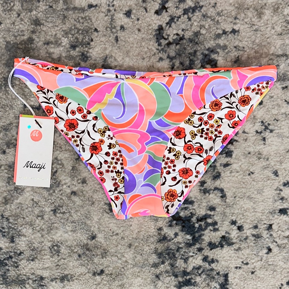 NWT Maaji Reversible Bikini Bottoms